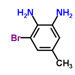 3-溴-5-甲苯-1,2-二胺结构式