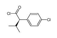 (R)-4-chloro-α-(1-methylethyl)benzenecaetyl chloride Structure