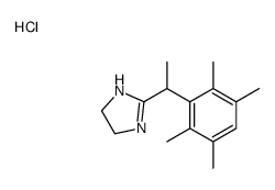 2-[1-(2,3,5,6-tetramethylphenyl)ethyl]-4,5-dihydro-1H-imidazole,hydrochloride Structure