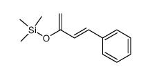 {(1E)-3-[(trimethylsilyl)oxy]buta-1,3-dien-1-yl}benzene Structure