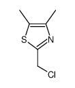 2-(氯甲基)-4,5-二甲基-1,3-噻唑结构式