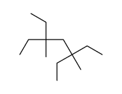 3,5-diethyl-3,5-dimethylheptane Structure