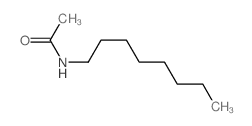 N-octylacetamide结构式