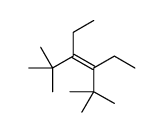 (Z)-3,4-diethyl-2,2,5,5-tetramethylhex-3-ene结构式