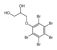 3-(pentabromophenoxy)propane-1,2-diol Structure