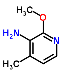 2-甲氧基-3-氨基-4-甲基吡啶结构式
