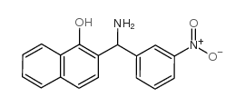 2-[AMINO-(3-NITRO-PHENYL)-METHYL]-NAPHTHALEN-1-OL structure