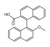 2'-methoxy-[1,1'-binaphthalene]-2-carboxylic acid结构式