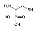 (1-amino-2-sulfanylethyl)phosphonic acid结构式