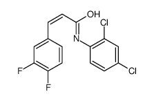 N-(2,4-dichlorophenyl)-3-(3,4-difluorophenyl)prop-2-enamide Structure