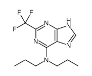 N,N-dipropyl-2-(trifluoromethyl)-7H-purin-6-amine Structure