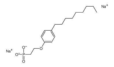 sodium [2-(4-nonylphenoxy)ethyl]] phosphonate structure