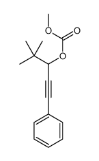 (4,4-dimethyl-1-phenylpent-1-yn-3-yl) methyl carbonate结构式
