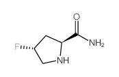 (2S,4r)-4-氟吡咯烷-2-羧酰胺结构式