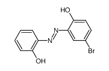 4-bromo-2,2'-azo-di-phenol Structure