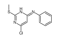 (6-氯-2-甲基磺酰基-嘧啶-4-基)-苯基-胺结构式