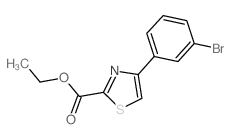 4-(3-溴苯基)噻唑-2-甲酸乙酯图片