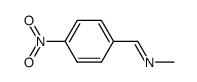 N-methyl-1-(4-nitrophenyl)methanimine结构式