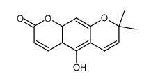 5-hydroxy-xanthyletin结构式
