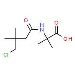 Alanine,N-(4-chloro-3,3-dimethyl-1-oxobutyl)-2-methyl- Structure