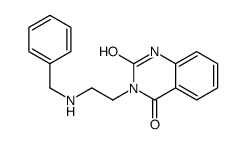 3-(2-苄基氨基-乙基)-1H-喹唑啉-2,4-二酮结构式