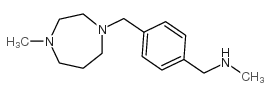N-甲基-4-[(4-甲基高哌嗪-1-基)甲基]苄胺结构式