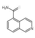 异喹啉-5-硫代甲酰胺结构式