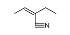 2-Butenenitrile, 2-ethyl Structure