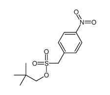2,2-dimethylpropyl (4-nitrophenyl)methanesulfonate Structure
