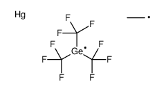 ethylmercury,tris(trifluoromethyl)germanium Structure