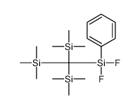 difluoro-phenyl-[tris(trimethylsilyl)methyl]silane结构式