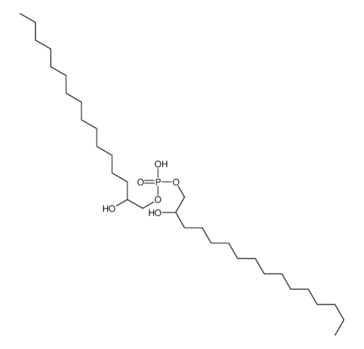 bis(2-hydroxyhexadecyl) hydrogen phosphate结构式
