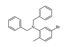 N,N-dibenzyl-5-bromo-2-methylaniline Structure