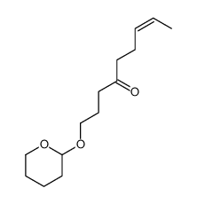 1-(oxan-2-yloxy)non-7-en-4-one结构式