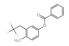 [4-methyl-3-(2,2,2-trichloroethyl)phenyl] benzoate Structure