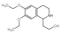 2-(6,7-二乙氧基-1,2,3,4-四氢-异喹啉-1-基)乙醇结构式