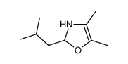 4,5-dimethyl-2-(2-methylpropyl)-2,3-dihydro-1,3-oxazole Structure