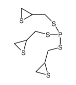 tris(β-epithiopropylthio)phosphine Structure