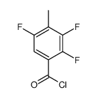 2,3,5-Trifluoro-4-methylbenzoyl chloride Structure