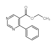 4-苯基-5-嘧啶羧酸乙酯结构式