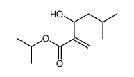 propan-2-yl 3-hydroxy-5-methyl-2-methylidenehexanoate Structure