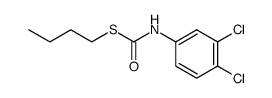 S-BUTYL (3,4-DICHLOROPHENYL)CARBAMOTHIOATE结构式