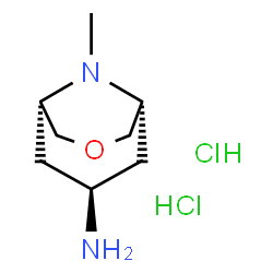 内-7-氨基-9-甲基-3-氧杂-9-氮杂双环[3.3.1]壬烷二盐酸盐结构式