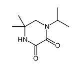 2,3-Piperazinedione,1-isopropyl-5,5-dimethyl-(6CI)结构式