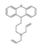 N,N-bis(prop-2-enyl)-3-(9H-thioxanthen-9-yl)propan-1-amine Structure