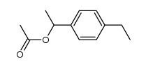 1-(α-acetoxyethyl)-4-ethylbenzene Structure