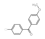 4-(4-氯苯甲酰基)苯甲醚结构式