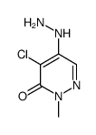 4-chloro-5-hydrazinyl-2-methylpyridazin-3-one结构式