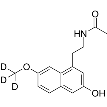 3-Hydroxy agomelatine D3结构式
