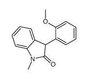 3-(2-methoxyphenyl)-1-methyl-3H-indol-2-one Structure